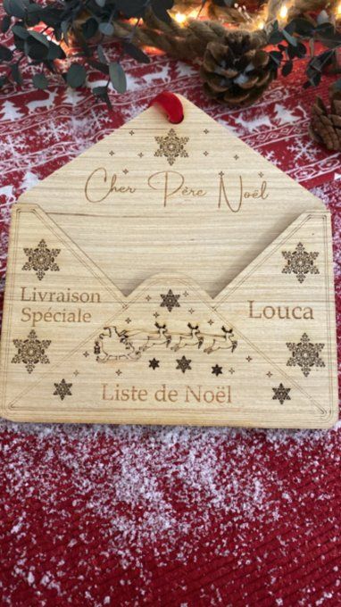 Enveloppe de noël de la 