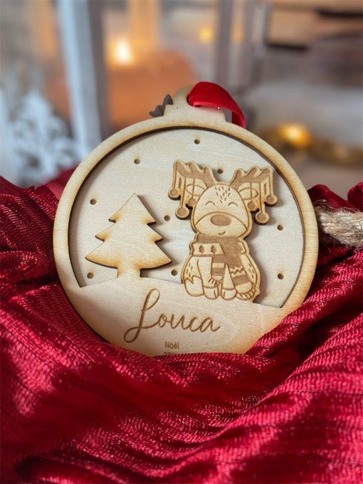 Boule de noël renne