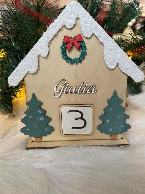 Décompte de Noël maison 