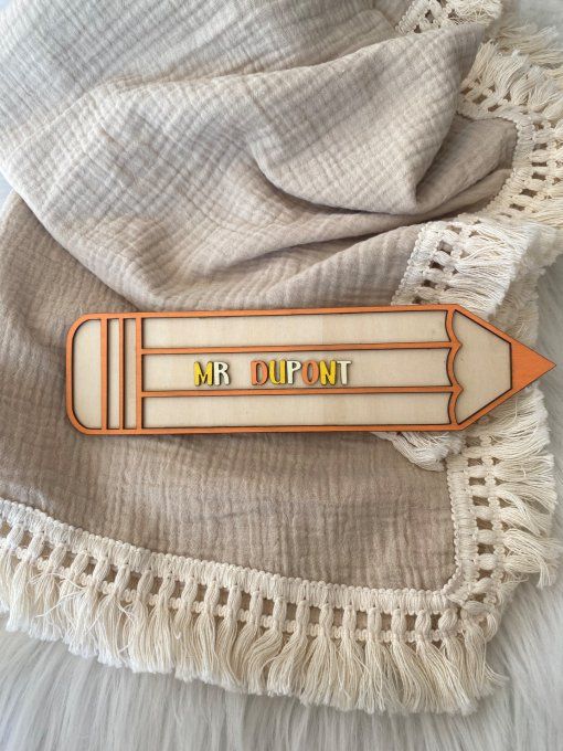 Plaque de porte personnalisé 