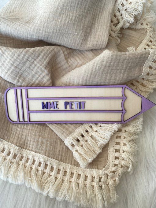 Plaque de porte personnalisé 