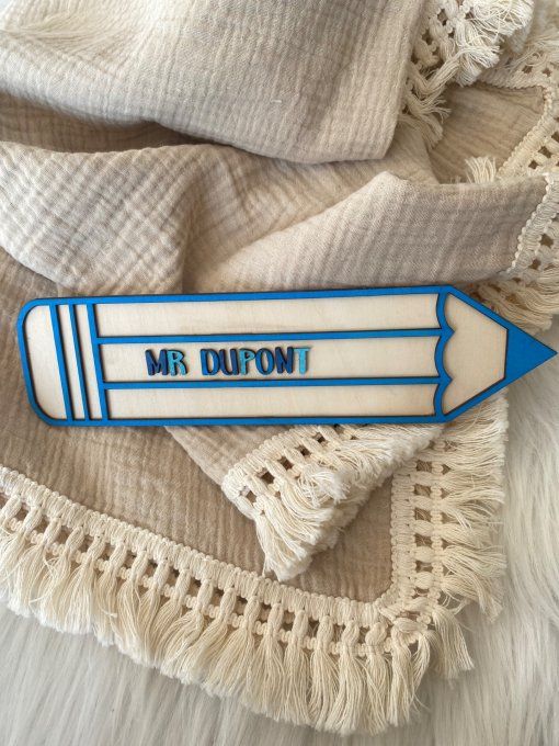 Plaque de porte personnalisé 