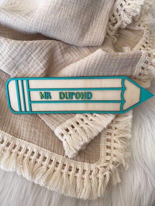 Plaque de porte personnalisé 