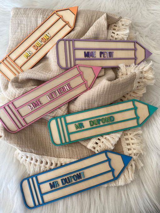 Plaque de porte personnalisé 