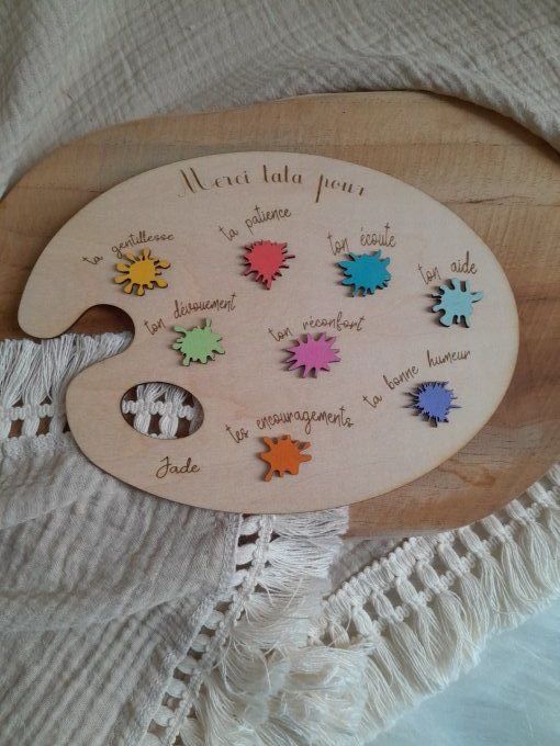 palette tache peinture 